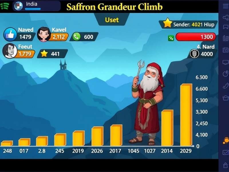 Saffron Grandeur Climb gameplay screenshot